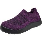 Chaussures de fitness violettes à fleurs en fil filet Pointure 40 look fashion pour femme 