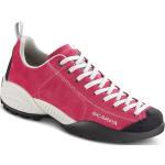 Chaussures de randonnée Scarpa Mojito rouges en velours résistantes à l'eau à lacets Pointure 36 look fashion pour femme 