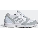 Chaussures casual adidas ZX 8000 blanches à lacets look casual pour femme en solde 