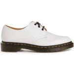 Chaussures habillées Dr. Martens 1461 blanches à lacets avec un talon entre 3 et 5cm look casual pour femme 