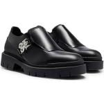 Chaussures à boucles noires à logo en cuir de vache Pointure 43 look casual pour homme 