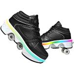 Chaussures de skate  noires Pointure 35 look fashion pour garçon 