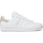 Baskets adidas Stan Smith blanches en cuir vintage Pointure 38 look casual pour femme 