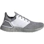 Chaussures de running adidas Ultra boost 20 grises en caoutchouc pour femme en promo 