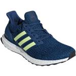 Chaussures de running adidas Ultra boost bleues en caoutchouc à lacets pour homme 