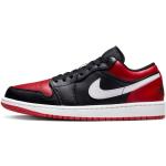 Chaussures Nike Jordan 1 Low Rouge & Noir Homme - 553558-066 - Taille 41