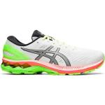 Chaussures de running Asics Kayano 27 blanches réflechissantes pour homme 