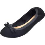 Chaussures de randonnée noires en cuir verni à paillettes pour pieds larges Pointure 39 look casual pour femme 