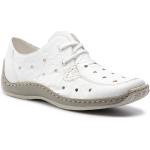 Chaussures de ville Rieker blanches look casual pour femme en promo 