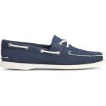 Chaussures casual Sperry Top-Sider bleues en cuir look casual pour femme 