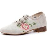 Chaussures casual roses à bouts pointus Pointure 39 rétro pour enfant 