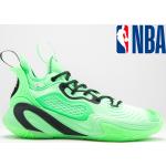 Chaussures de basketball  vertes en caoutchouc NBA Pointure 42 look fashion pour femme 