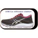 Chaussures de running Asics Gel noires en fil filet Pointure 37 pour femme en promo 
