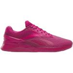 Chaussures de running Reebok Nano X3 roses Pointure 41 pour femme en promo 