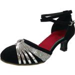 Chaussures de tango de mariage argentées à paillettes Pointure 35 look fashion pour femme 