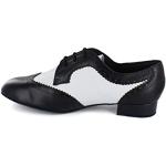 Chaussures de tango Minitoo blanches en daim respirantes Pointure 44,5 avec un talon jusqu'à 3cm look fashion pour homme 