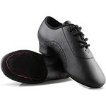 Chaussures de tango noires à lacets Pointure 40 look fashion pour garçon 