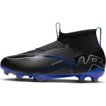 Chaussures de football Nike Mercurial Superfly 9 FG/MG Noir & Bleu Enfant - DJ5623-040 - Taille 37.5