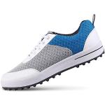 Chaussures de golf bleues respirantes Pointure 35 look fashion pour fille 