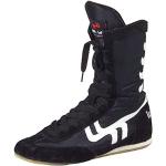 Chaussures de lutte noires en fil filet Pointure 39,5 look fashion pour homme 