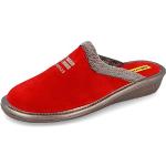 Chaussures de maison en daim rouge - Rouge - rouge, 39 EU EU