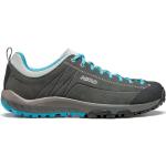 Chaussures de randonnée Asolo bleu cyan en velours en gore tex étanches Pointure 36,5 look fashion pour femme 