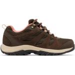 Chaussures de randonnée Columbia Redmond marron en cuir synthétique étanches pour femme en promo 
