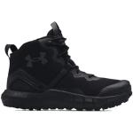 Chaussures de randonnée Under Armour Micro G noires en cuir synthétique légères look militaire pour homme en promo 