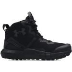 Chaussures de randonnée Under Armour Micro G noires en cuir synthétique légères look militaire pour homme en promo 