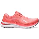 Chaussures de running Asics Kayano roses pour femme en promo 