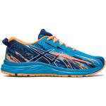 Chaussures de running Asics Noosa bleues en fil filet pour homme en promo 