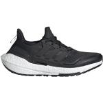 Chaussures de running adidas Ultra boost 21 noires en caoutchouc étanches pour femme 