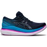Chaussures de running Asics Glideride bleues Pointure 38 pour femme en promo 
