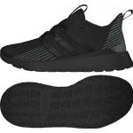 Chaussures de running adidas Questar noires légères à lacets look urbain 