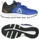 Chaussures de running Reebok Almotio noires en fil filet respirantes à scratchs pour homme 