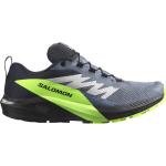 Chaussures de running pour homme Salomon SENSE RIDE 5 GTX Flint/Black/Grgeck UK 9,5 UK 9,5 gris,vert