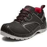 Gevavi Chaussures de travail Chaussures de sécurité GS4300400 Noir/gris/rouge, 40 EU