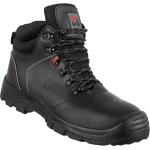 Chaussures montantes noires norme S3 en microfibre avec semelles anti-perforation Pointure 48 look Rock pour homme 