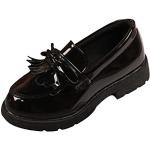 Chaussures de sport d'automne noires à pompons Pointure 35 look fashion pour garçon 