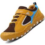Chaussures de randonnée de printemps jaunes en fil filet légères Pointure 24 look fashion pour enfant 