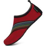 Chaussures de surf Saguaro rouges en caoutchouc légères à élastiques Pointure 41 look fashion 