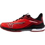 Chaussures de tennis  Mizuno Wave rouges légères Pointure 44 look fashion pour homme 