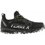 Chaussures de randonnée adidas Terrex Agravic noires coupe-vent pour homme en promo 
