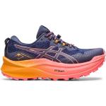 Chaussures de running Asics Gel Trabuco bleues Pointure 38 pour femme en promo 