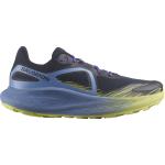 Chaussures de running Salomon Trail bleues pour homme en promo 