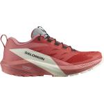 Chaussures de running Salomon Sense Ride rouges en promo 