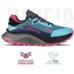 Chaussures de running VEETS vertes made in France look fashion pour homme 