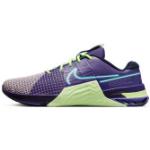 Chaussures de fitness Nike Metcon 8 violettes look fashion pour homme 