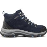 Chaussures de randonnée Skechers bleu marine en daim Pointure 35 pour femme en promo 