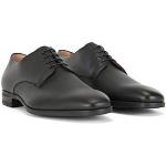 Chaussures habillées de créateur HUGO BOSS BOSS noires en cuir de veau à lacets look business pour homme 